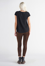 Dex High Waisted Faux Leather Legging