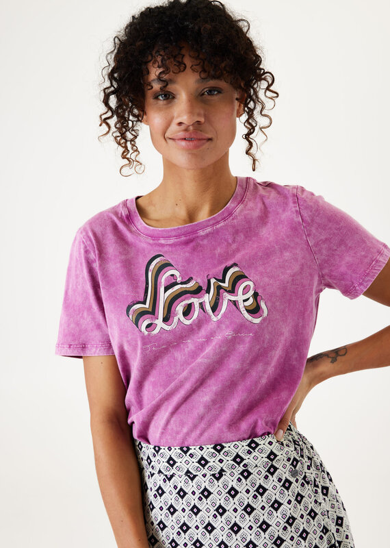 Garcia Love Print Tee SS