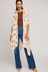 Gentle Fawn Mosaic Kimono - Sienna Petal