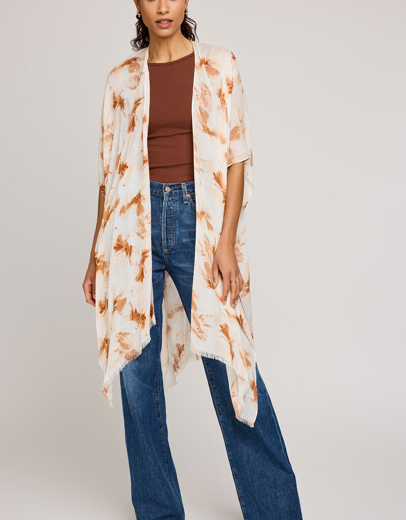 Gentle Fawn Mosaic Kimono - Sienna Petal