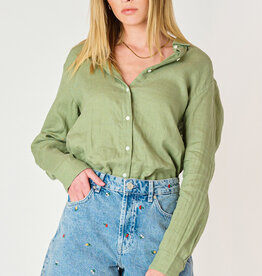 Dex LS Button Front Blouse