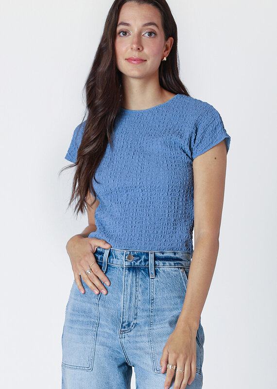 Dex SS Textured Tee