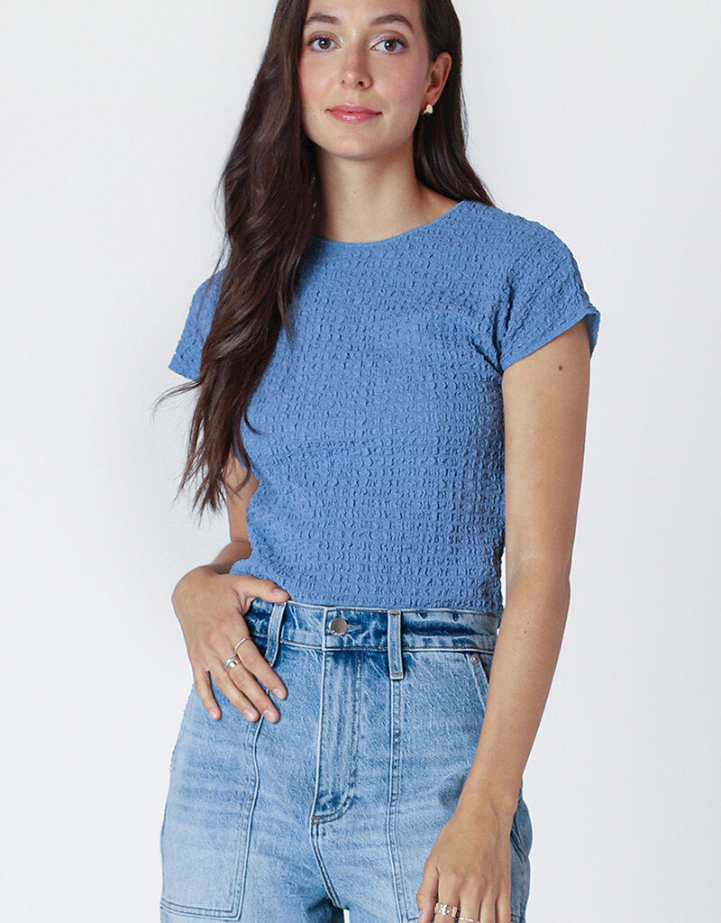 Dex SS Textured Tee