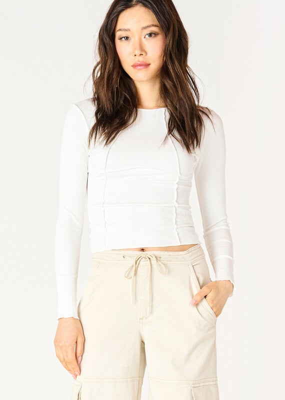 Dex LS Exposed Seam Top