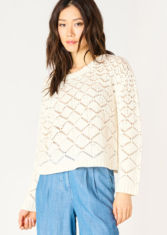 Dex LS Crochet Sweater