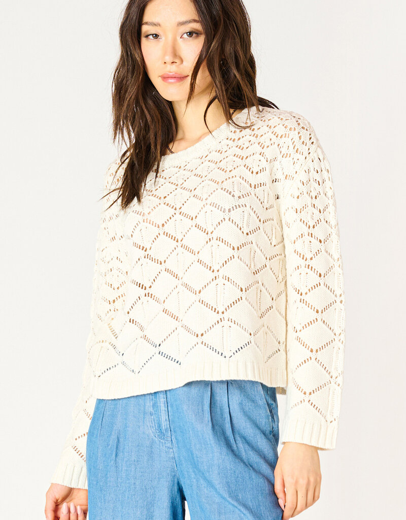 Dex LS Crochet Sweater