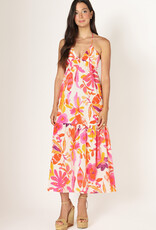 Dex SL Corset Tiered Maxi Dress