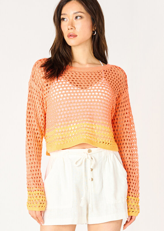 Dex LS Crochet Sweater