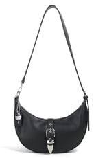 Pixie Mood Macy Shoulder Bag - Black Pebbled