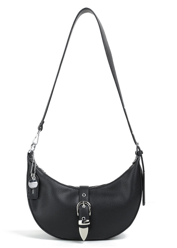 Pixie Mood Macy Shoulder Bag - Black Pebbled
