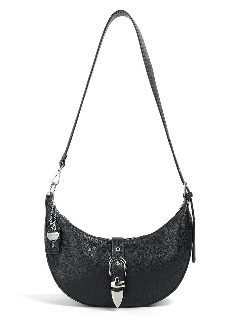 Pixie Mood Macy Shoulder Bag - Black Pebbled