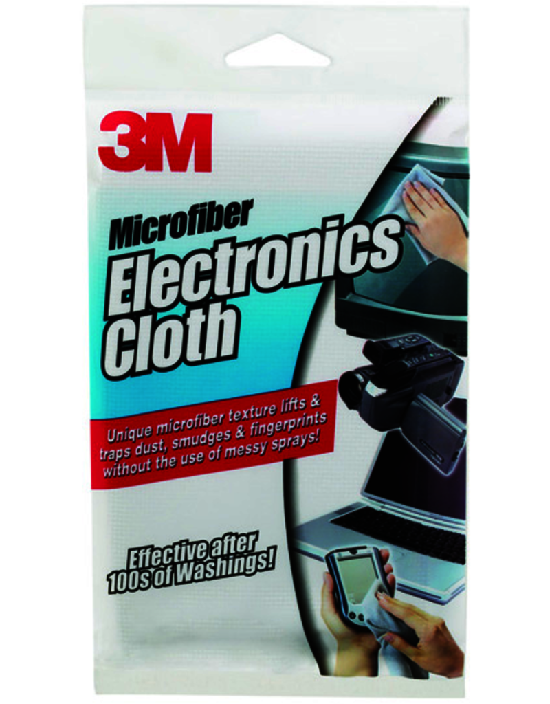 3M 3M MICROFIBER CLEANING CLOTH 12X14 - WHITE
