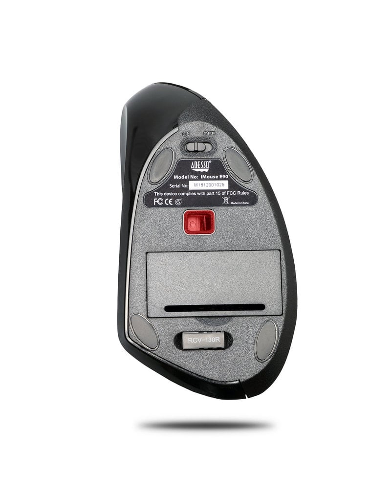 ADESSO LEFT HANDED WIRELESS VERTICAL ERGO MOUSE