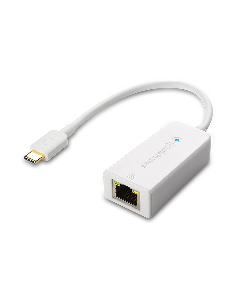 CABLE MATTERS USB-C TO GIGABIT ETHERNET ADAPTER WHITE - 12th Man