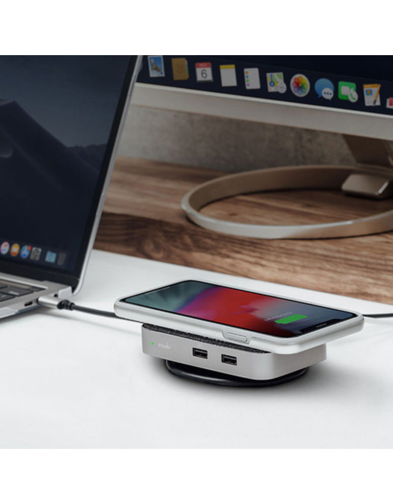 MOSHI SYMBUS Q DOCK WITH WIRELESS CHARGING - USB-C