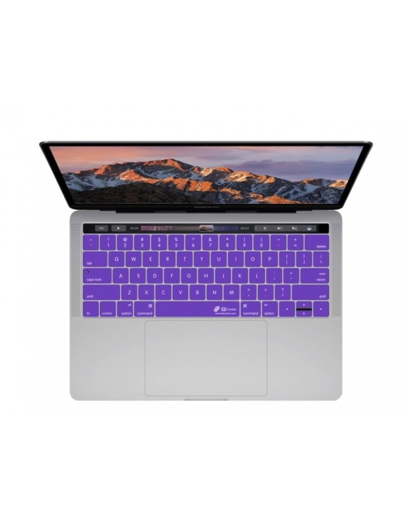 KEYBOARD COVER MBP W/TB - PURPLE