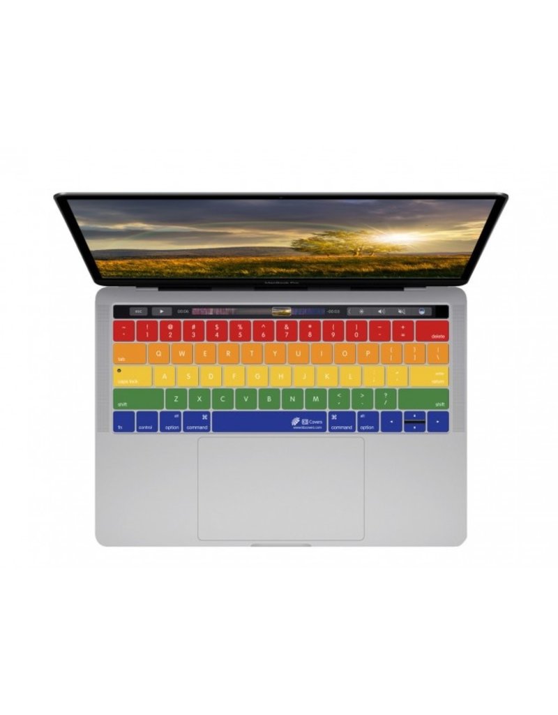 KEYBOARD COVER MBP W/TB - RAINBOW