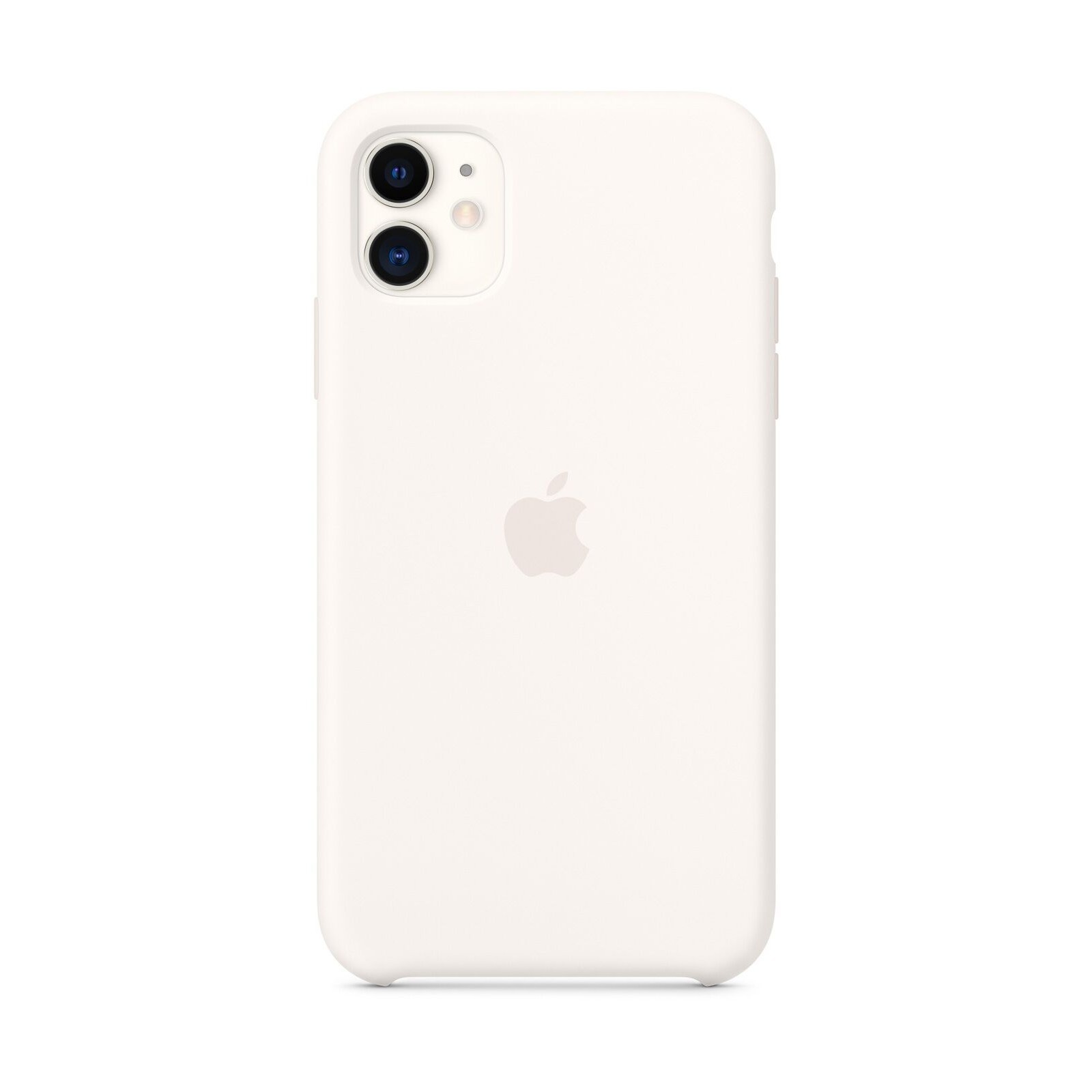 APPLE IPHONE 11 SILICONE CASE - WHITE - 12th Man Technology