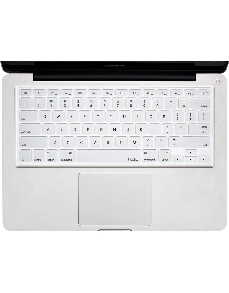 KUZY KEYBOARD COVER MBA 13'' CLASSIC, MBP 2012-WHITE - ACC-KUZY/MBACLASSIC/WHT