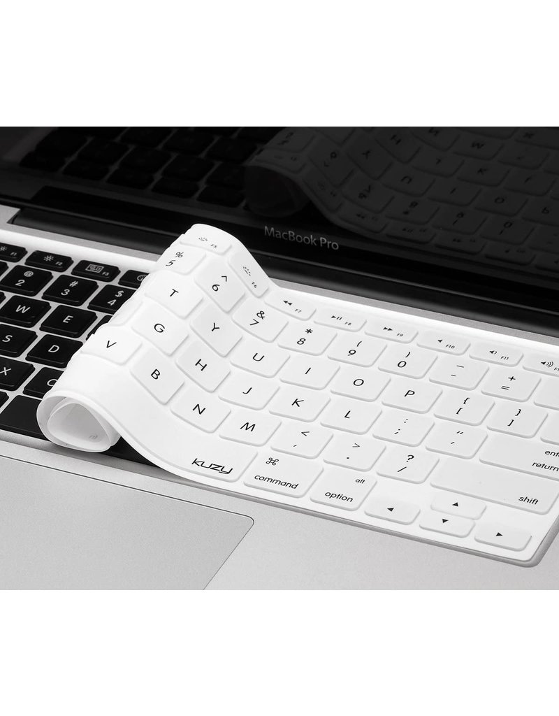 KUZY KEYBOARD COVER, MBP NON-TB-WHITE - ACC-KUZY/MBPNTB/WHT