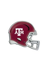 WINCRAFT CHROME METAL DOMED EMBLEM - TEXAS A&M UNIVERSITY HELMET