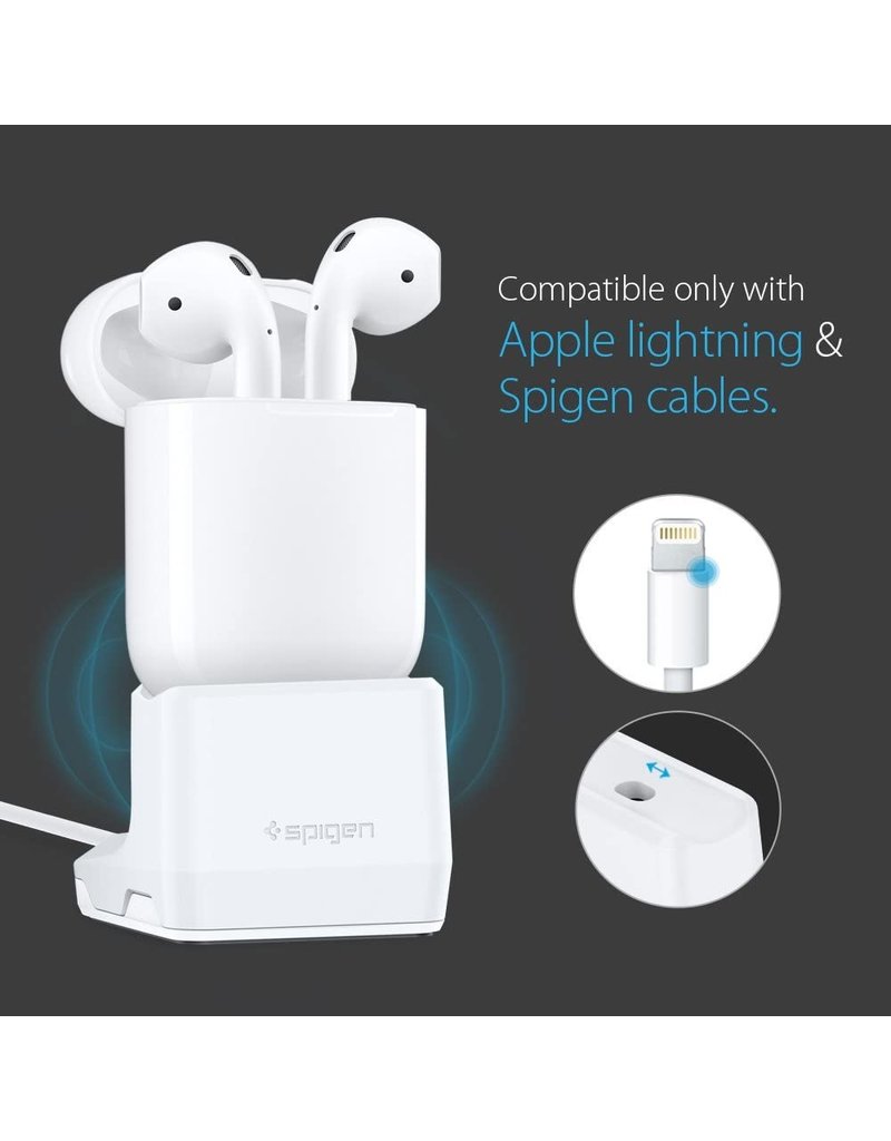 SPIGEN AIRPODS STAND - WHITE
