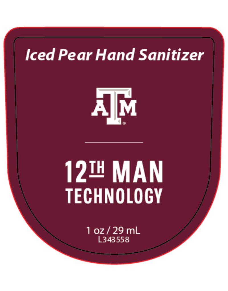 12TH MAN TECHNOLOGY EXCLUSIVE 12TH MAN TECHNOLOGY HAND SANITIZER CARABINER AND LIP BALM COMBO
