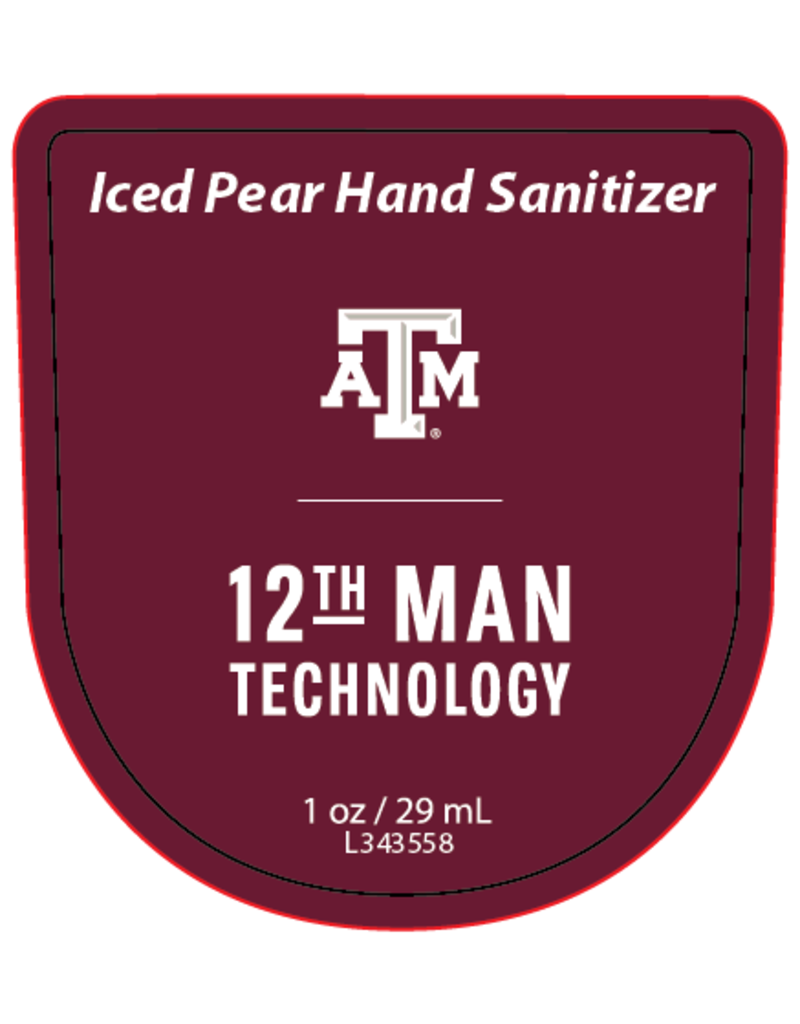 EXCLUSIVE 12TH MAN TECHNOLOGY HAND SANITIZER CARABINER AND LIP BALM COMBO