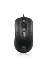 ADESSO WATERPROOF ANTIMICROBIAL SCROLL MOUSE - BLACK