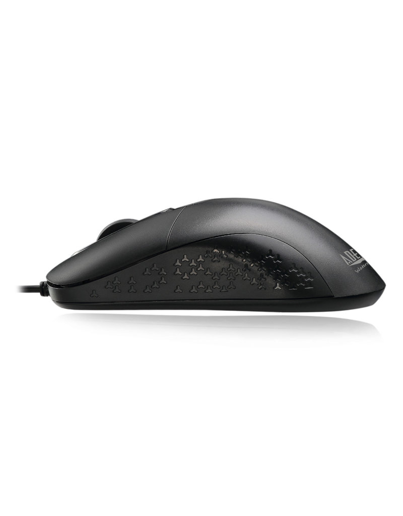 ADESSO WATERPROOF ANTIMICROBIAL SCROLL MOUSE - BLACK