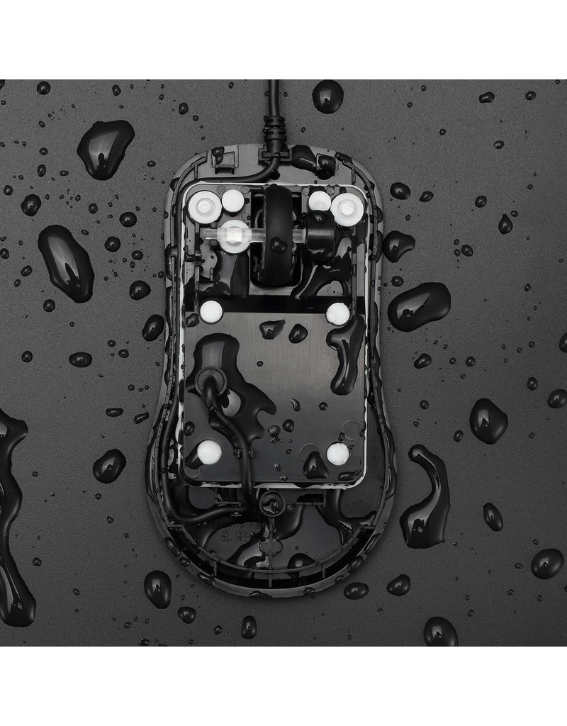 ADESSO WATERPROOF ANTIMICROBIAL SCROLL MOUSE - BLACK