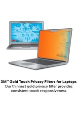 3M GOLD PRIVACY FILTER FOR 15.6" LAPTOP WITH COMPLY (PRECISION 7550 / 3550, INSPIRON 5000) - FOR NON-TOUCH LAPTOPS
