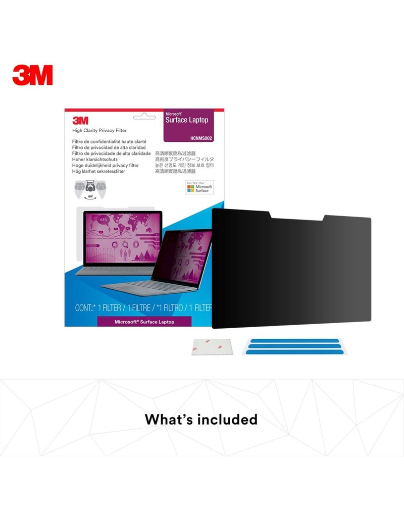 3M HIGH CLARITY PRIVACY FILTER FOR MICROSOFT SURFACE LAPTOP 2