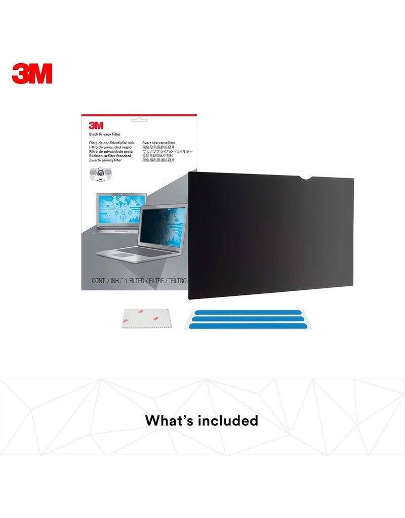 3M PRIVACY FILTER FOR EDGE-TO-EDGE 15.6" FULL SCREEN LAPTOP WITH COMPLY