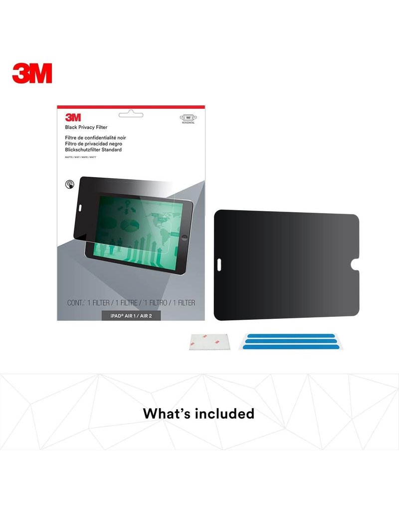 3M PRIVACY FILTER FOR IPAD AIR 1 / 2 / PRO 9.7" LANDSCAPE