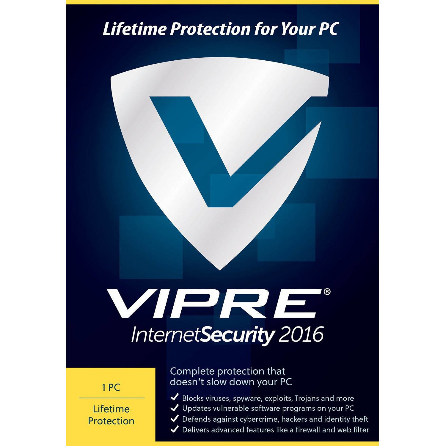 vipretm antivirus software with pc lifetime service