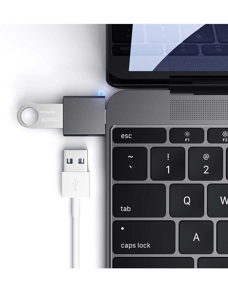 SATECHI ALUMINUM USB-C TO USB-A 3.0 ADAPTER