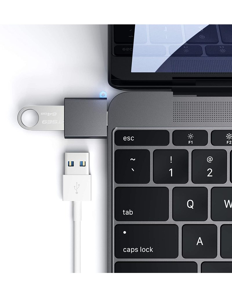 SATECHI SATECHI ALUMINUM USB-C TO USB-A 3.0 ADAPTER