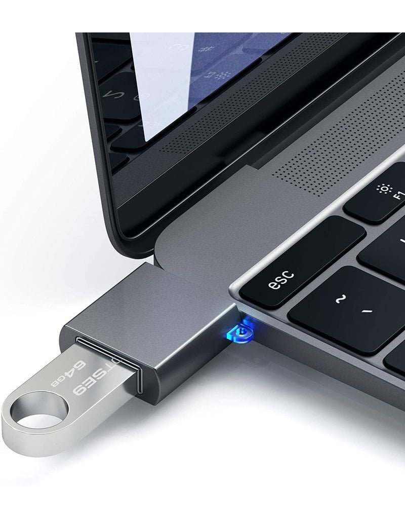 SATECHI SATECHI ALUMINUM USB-C TO USB-A 3.0 ADAPTER