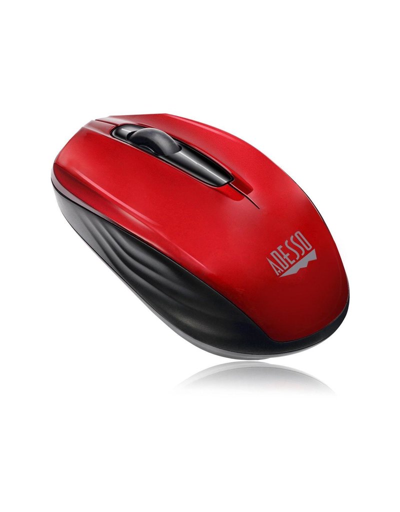 ADESSO 2.4GHZ WIRELESS MINI OPTICAL MOUSE RED