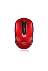 ADESSO 2.4GHZ WIRELESS MINI OPTICAL MOUSE RED