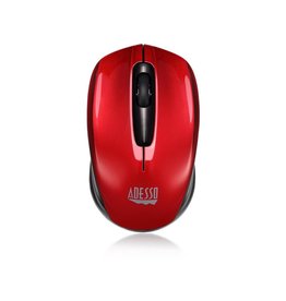 ADESSO 2.4GHZ WIRELESS MINI OPTICAL MOUSE RED