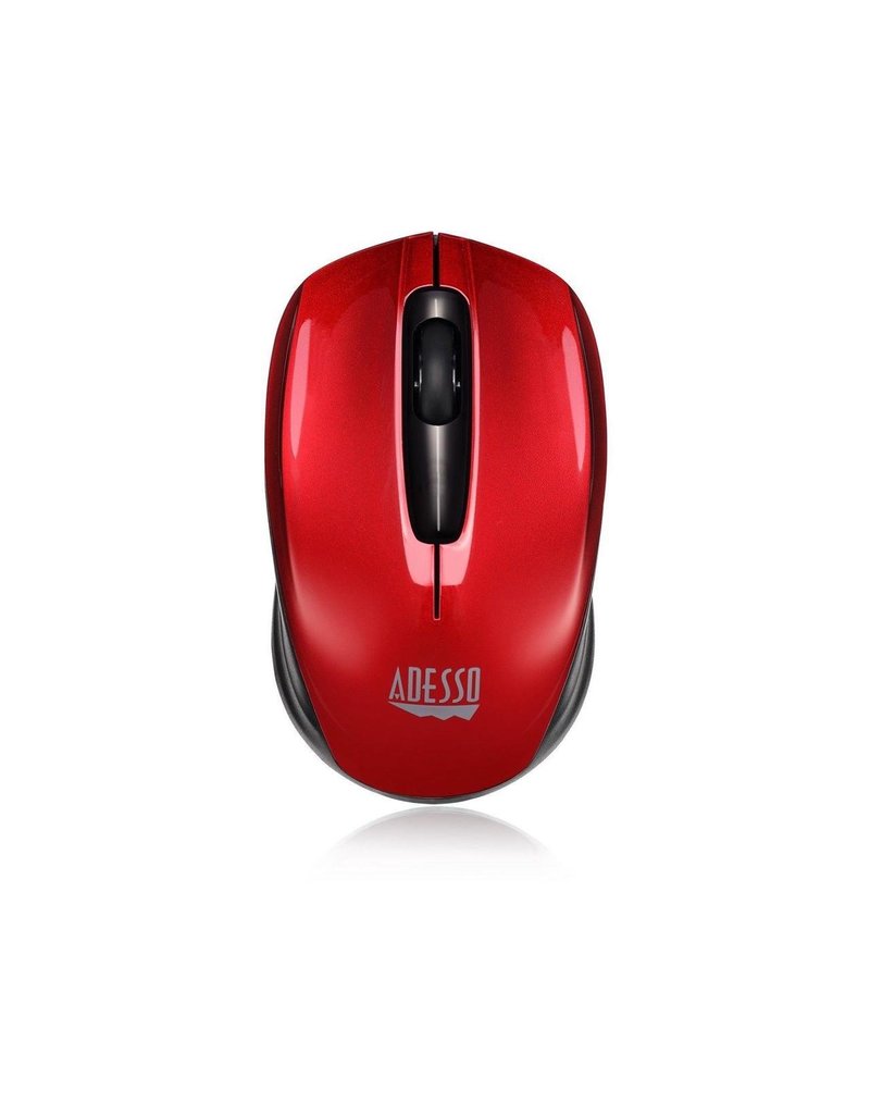 ADESSO 2.4GHZ WIRELESS MINI OPTICAL MOUSE RED