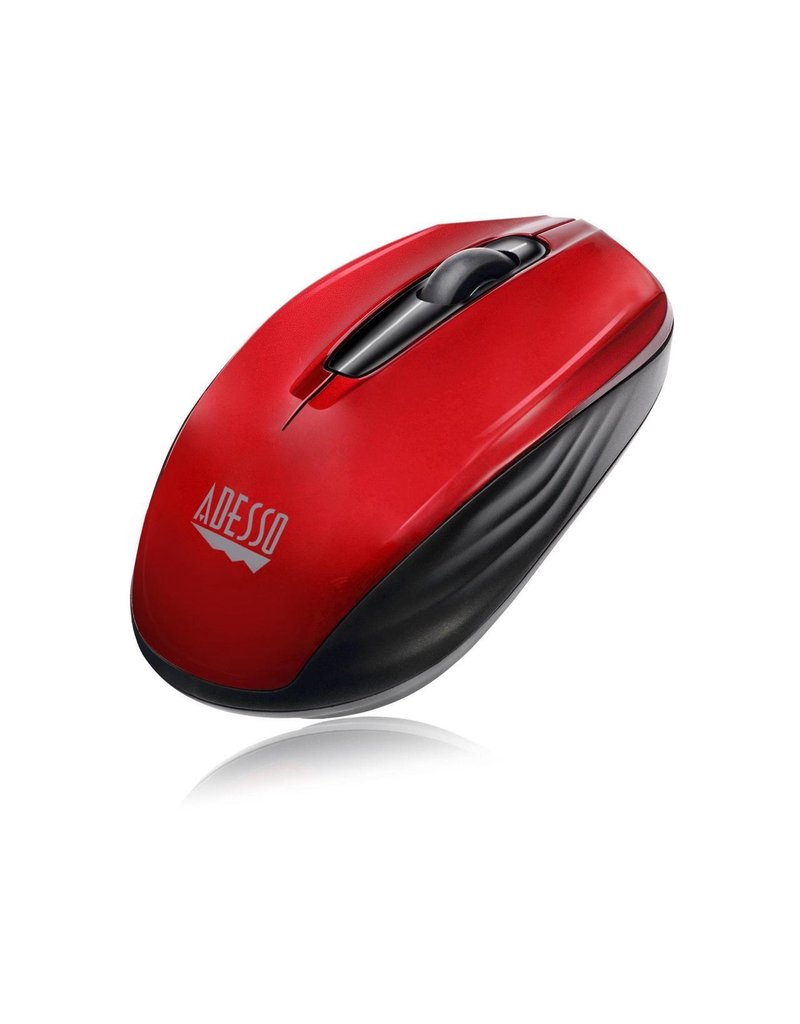 ADESSO 2.4GHZ WIRELESS MINI OPTICAL MOUSE RED