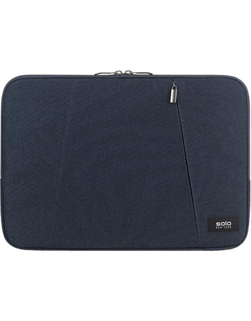 SOLO  DOUBLE COMPARTMENT SLEEVE 15.6" BLUE