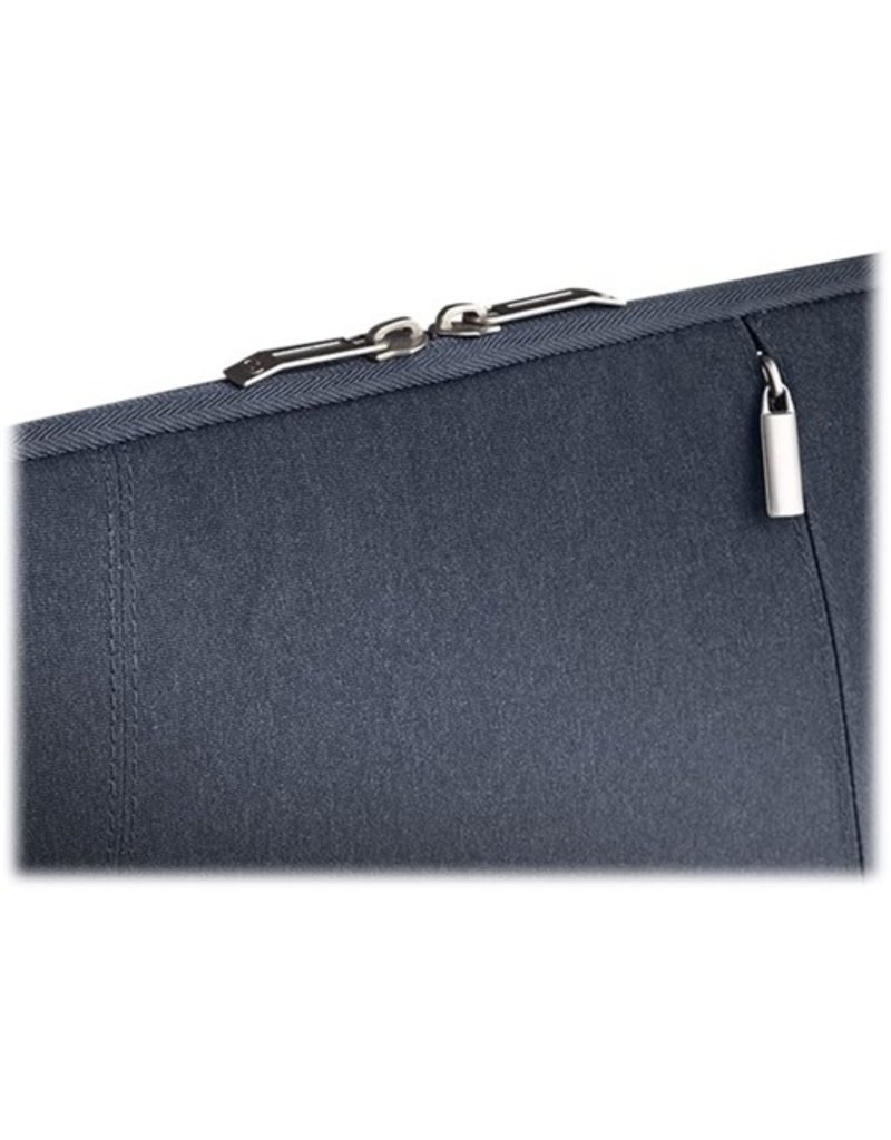 SOLO SOLO  DOUBLE COMPARTMENT SLEEVE 15.6" BLUE