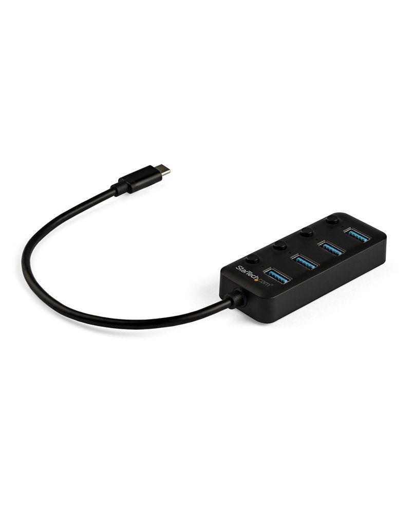 STARTECH STARTECH 4-PORT USB-C HUB – USB-A PORT SWITCHED