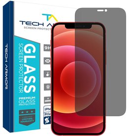 TECH ARMOR 2-WAY PRIVACY BALLISTIC GLASS SCREEN PROTECHTOR FOR IPHONE 12 MINI