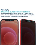 TECH ARMOR 2-WAY PRIVACY BALLISTIC GLASS SCREEN PROTECHTOR FOR IPHONE 12 MINI