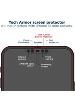 TECH ARMOR 2-WAY PRIVACY BALLISTIC GLASS SCREEN PROTECHTOR FOR IPHONE 12 MINI